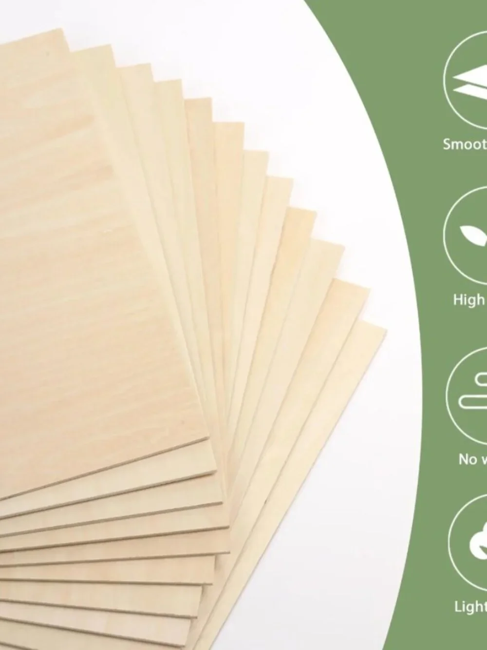 5 Pack Basswood Sheets 12